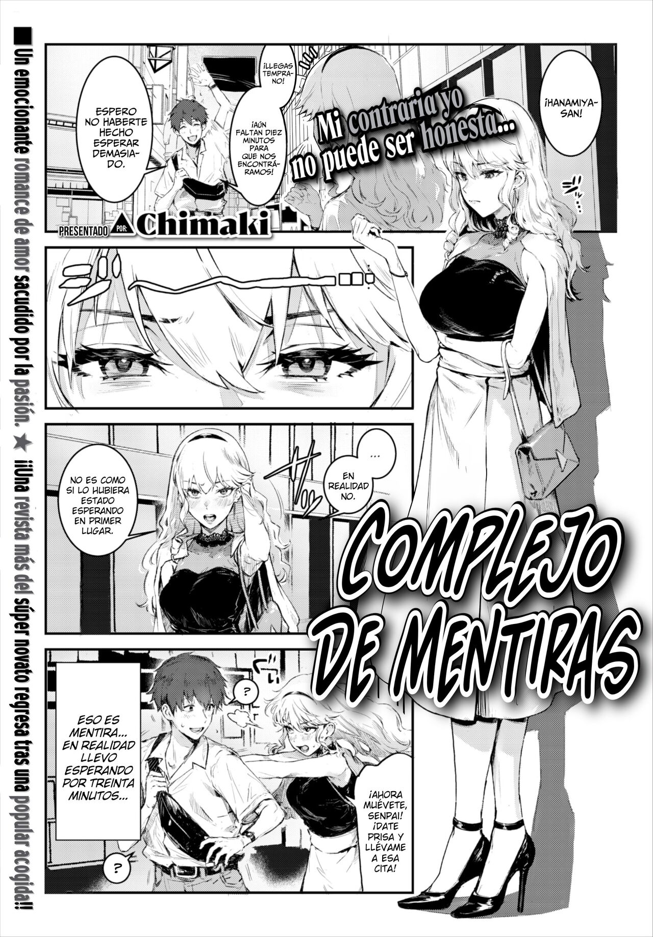 [Delta Chimaki] Tsuyogari Complex | Complejo De Mentiras (COMIC BAVEL 2023-03) [Spanish] [Lo Hago por Diversión] [Decensored] [Digital] image number 1