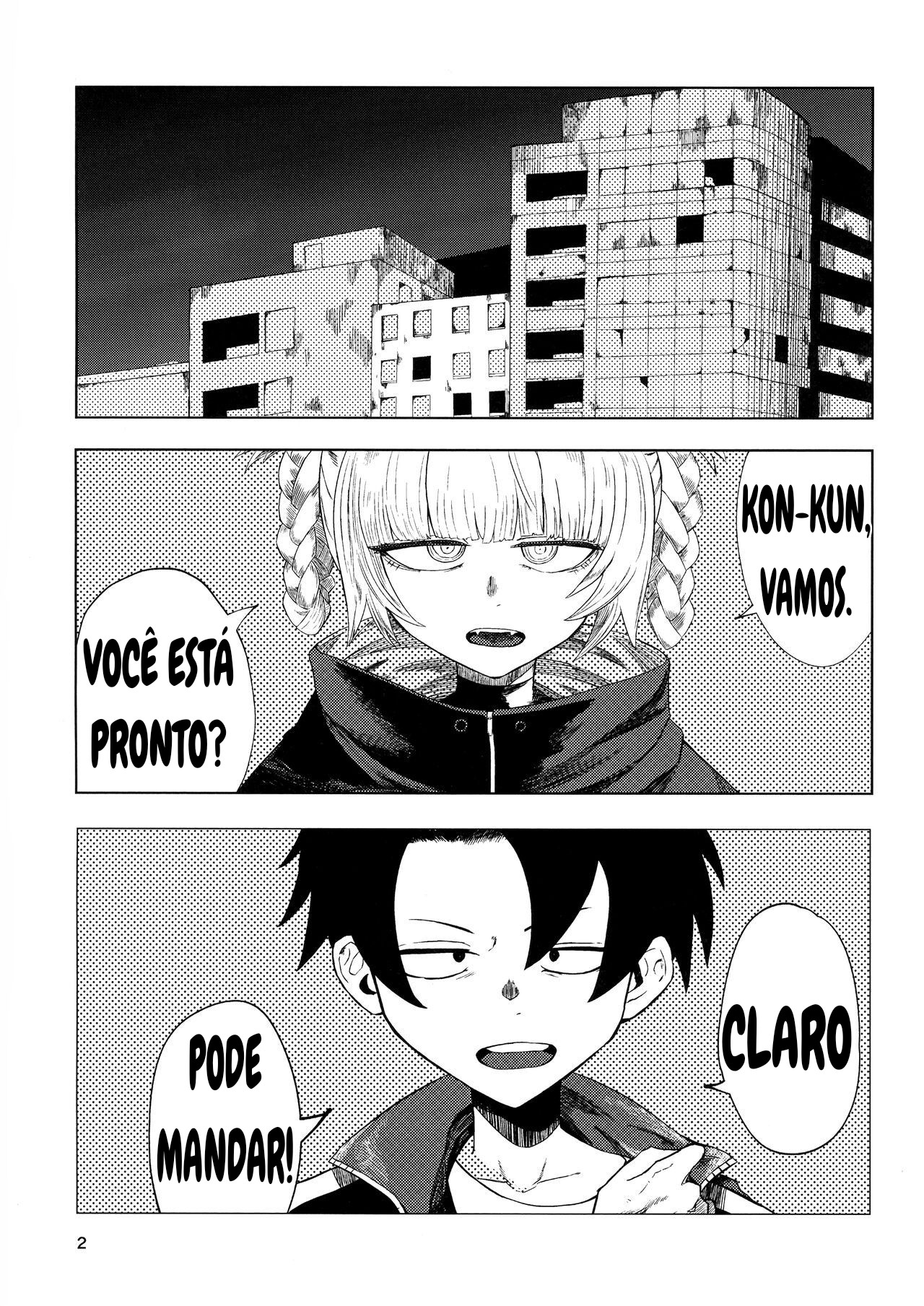 (C100) [Under Chiba (Fukada)] Maguwai no Uta (Yofukashi no Uta) [Portuguese-BR] 이미지 번호 4