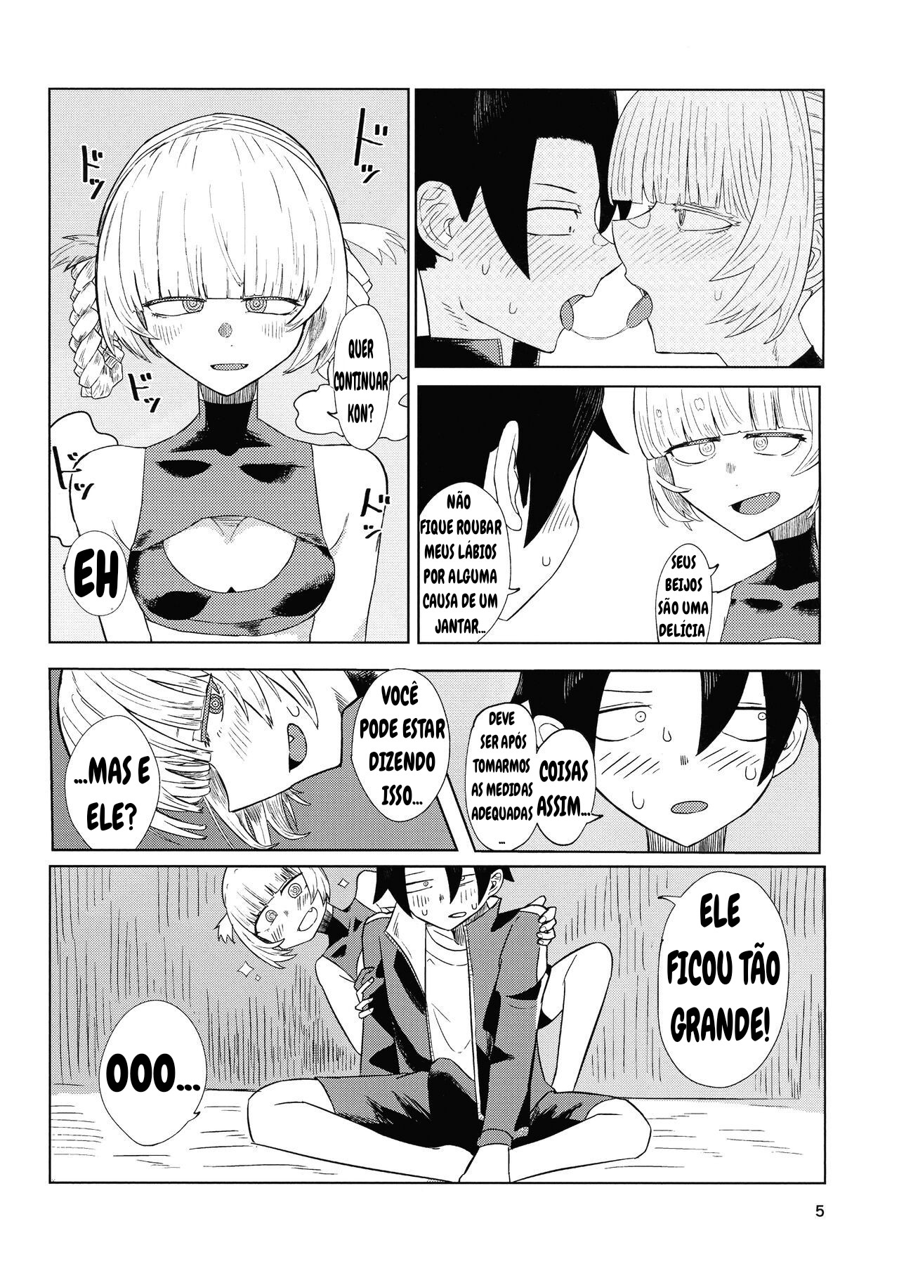 (C100) [Under Chiba (Fukada)] Maguwai no Uta (Yofukashi no Uta) [Portuguese-BR] 이미지 번호 7