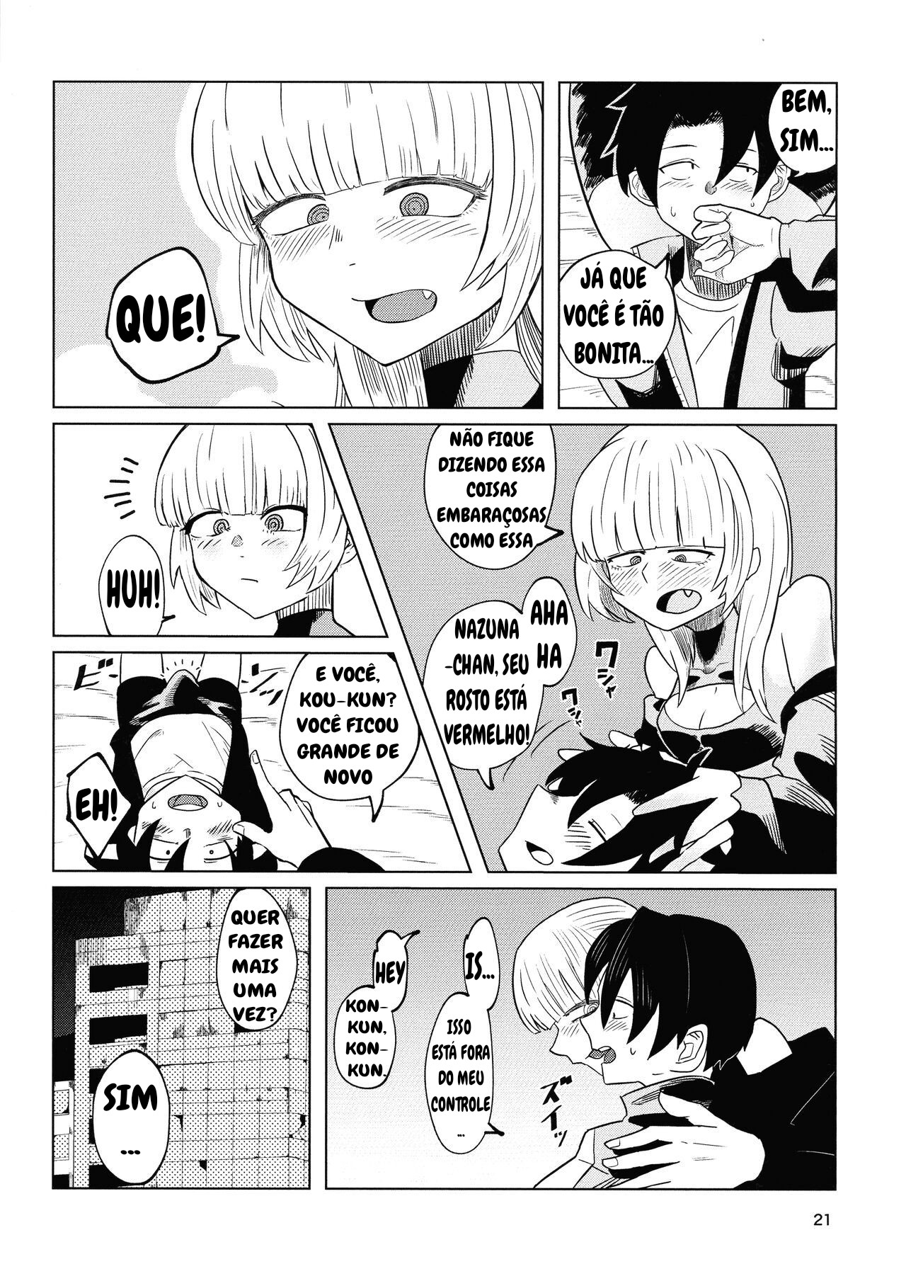 (C100) [Under Chiba (Fukada)] Maguwai no Uta (Yofukashi no Uta) [Portuguese-BR] 이미지 번호 23