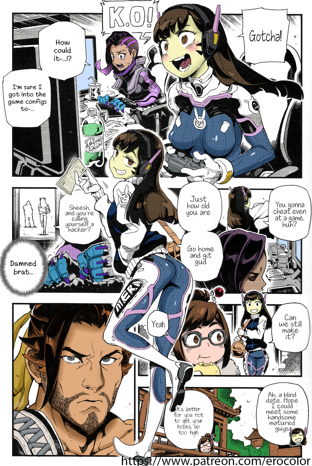 (FF30) [Bear Hand (Fishine, Ireading)] OVERTIME!! OVERWATCH FANBOOK VOL. 2 (Overwatch)[English][Colorized][Erocolor] изображение № 2