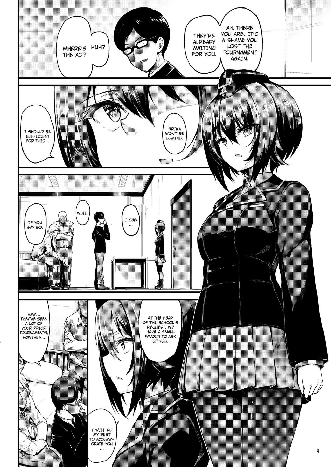 (C93) [Kyockchokyock (Kyockcho)] Kuromorimine Ryoujoku -Zenjitsu Shou- | The Rape of Kuromorimine -The First Day- (Girls und Panzer) [English] =7BA= 3eme image