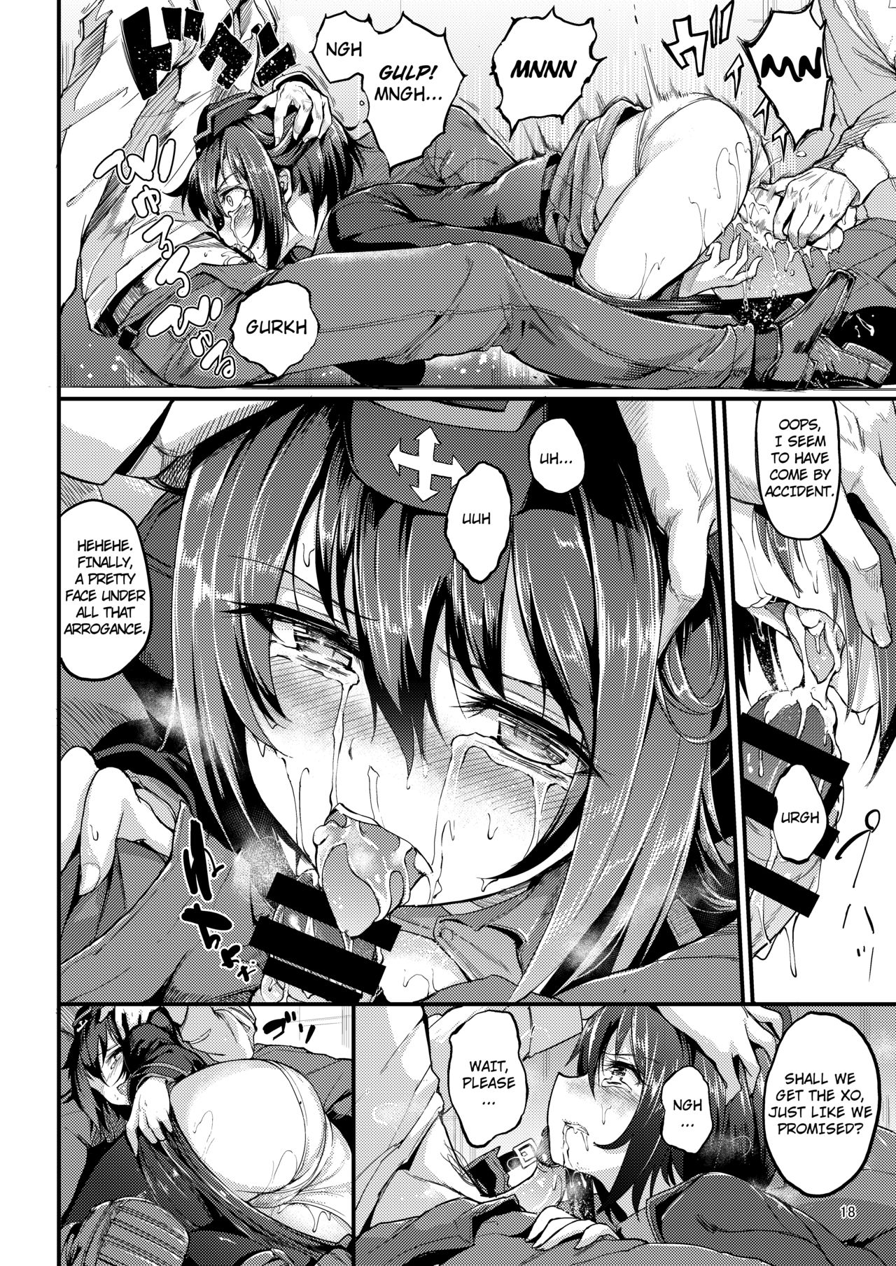 (C93) [Kyockchokyock (Kyockcho)] Kuromorimine Ryoujoku -Zenjitsu Shou- | The Rape of Kuromorimine -The First Day- (Girls und Panzer) [English] =7BA= numero di immagine  17