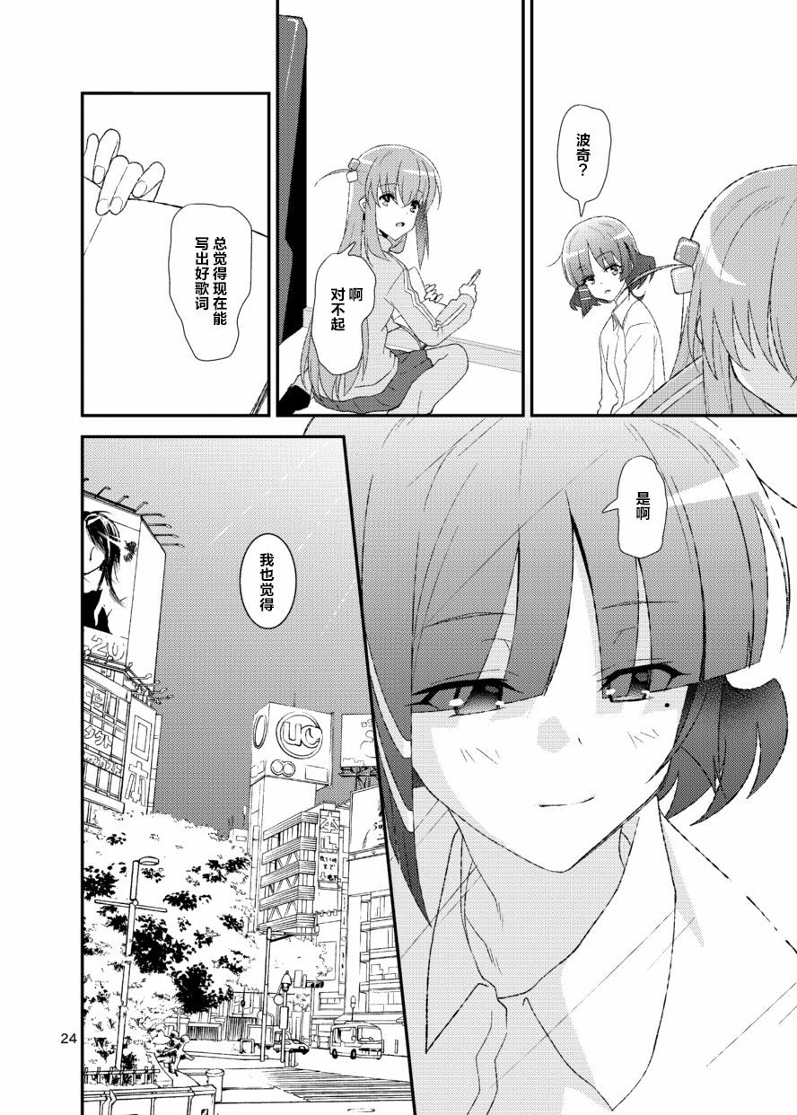 [Inu mo Arukeba Bou mo Aruku (mototenn)] Futeikei Inspiration | 不定的灵感 (Bocchi the Rock!) [Chinese] Bildnummer 23