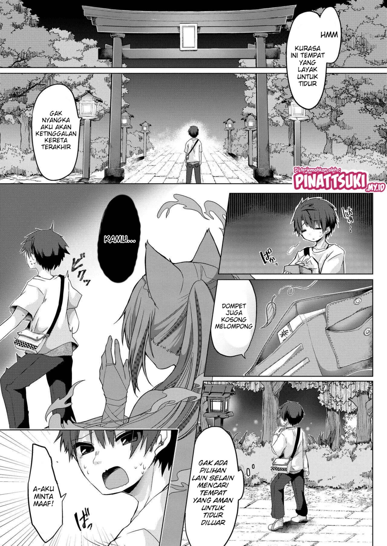 [Koume Kouhiiten (Shio, Ayatsuki Atan)] Kitsunemusume Miko Ichiya Taiken Course?! [Indonesian] [PinattSuki] 图片编号 3