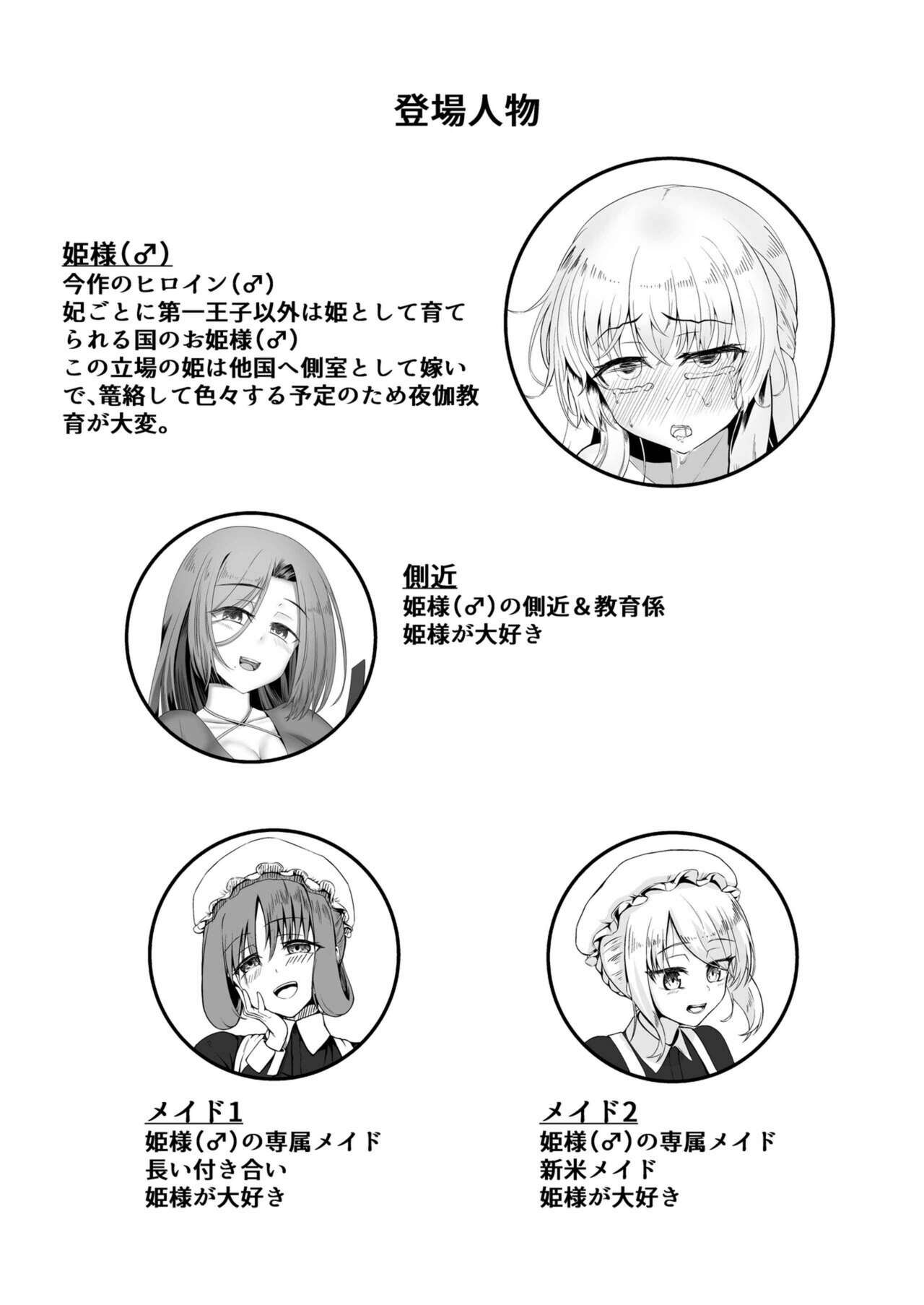 [Youkandou (Youkan)] Ohime-sama ♂ no Ouzoku Kyouiku [Indonesian] [PinattSuki] [Digital] image number 4