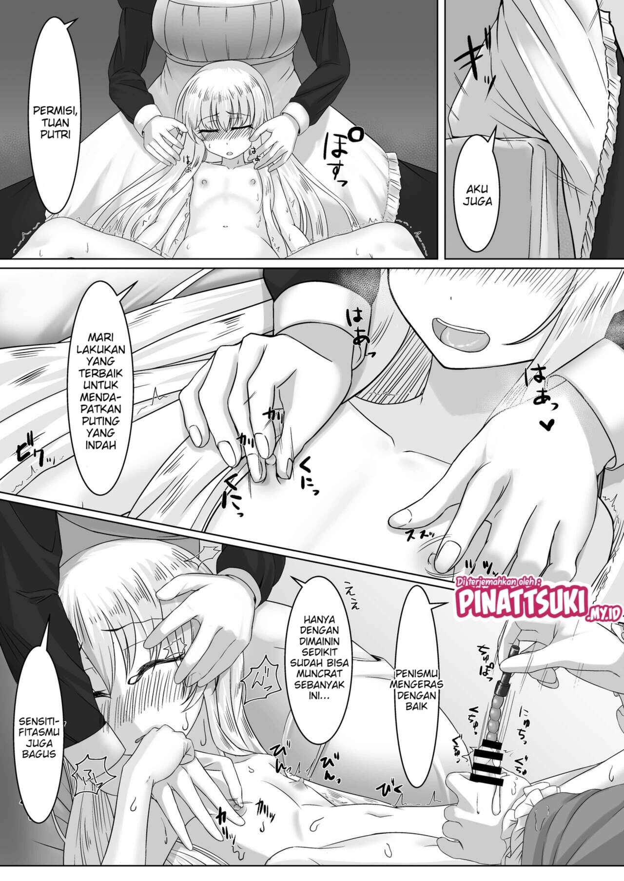 [Youkandou (Youkan)] Ohime-sama ♂ no Ouzoku Kyouiku [Indonesian] [PinattSuki] [Digital] image number 20