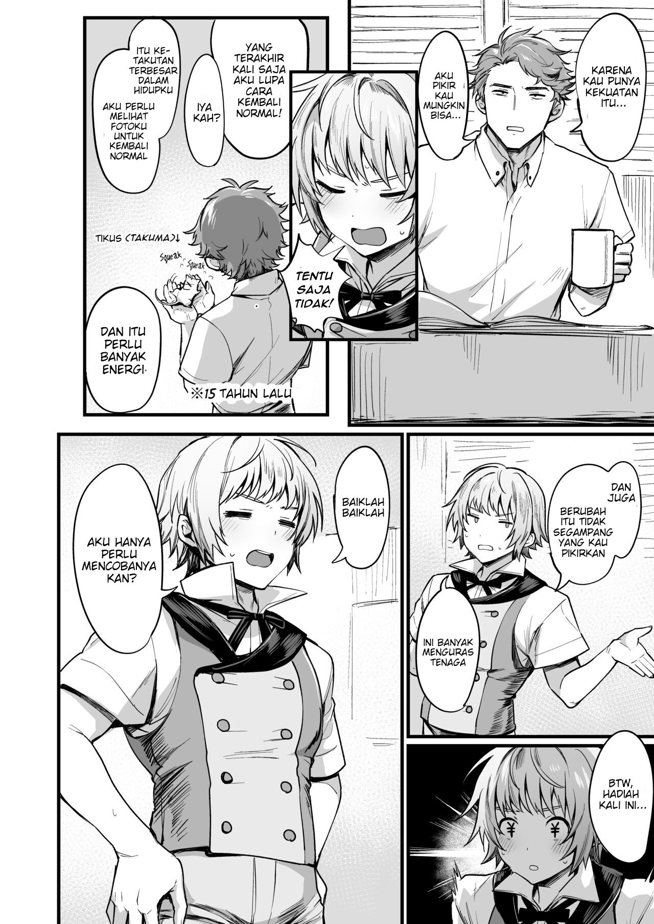 [Doujin Echigoya (Echigoya Takeru)] TS Tantei Narawashi no Mura Hen [Indonesian] [PinattSuki] numero di immagine  4