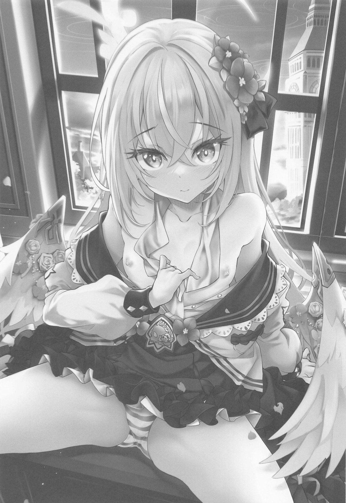 (COMIC1☆22) [Part K (Hitsujibane Shinobu)] Azusa to Hoshuu Jugyou (Blue Archive) 画像番号 2