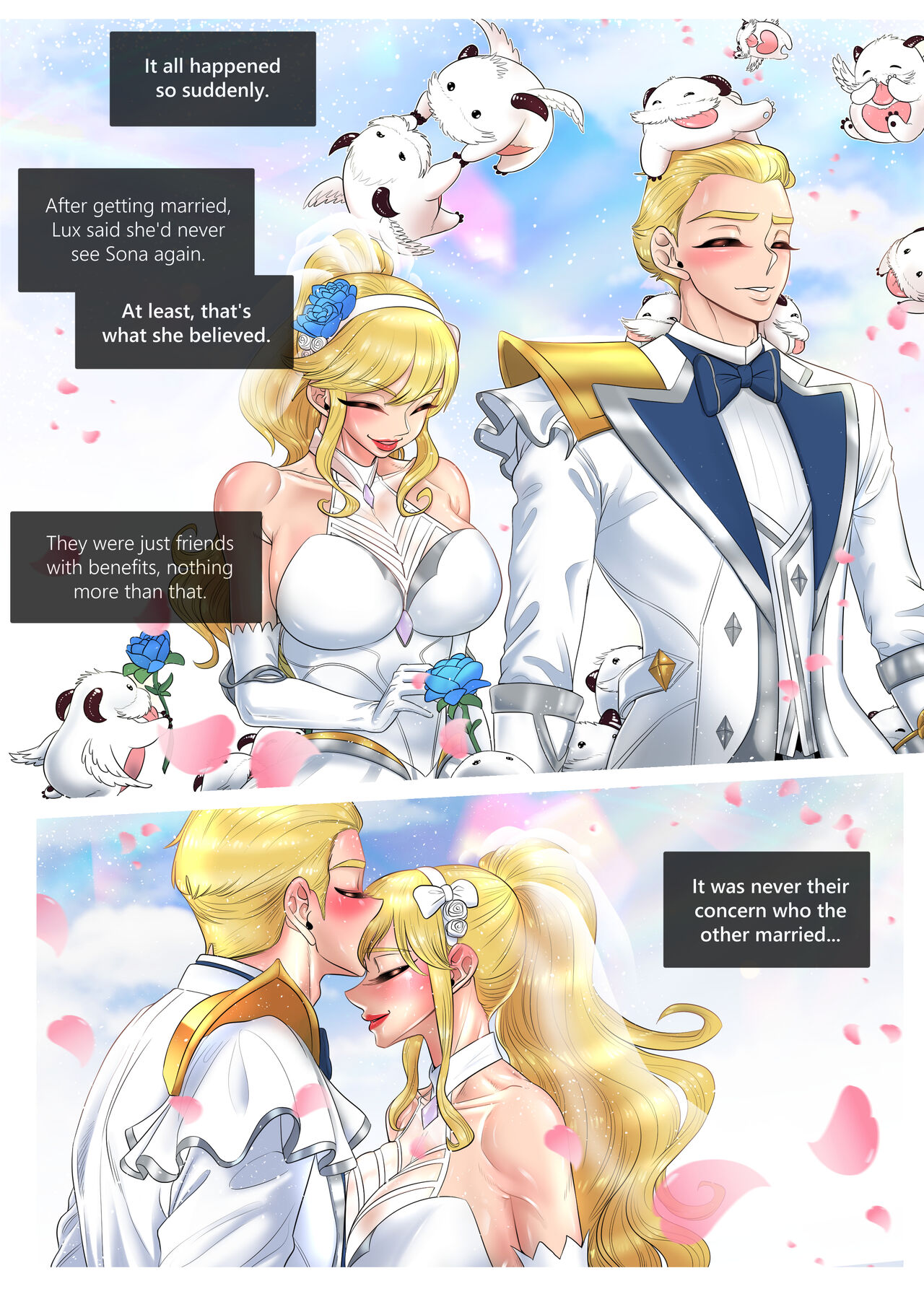 [TaejaHo] "Lsn't That Your Husband's Number?" Lux X Sona (League of Legends) - English (Pixiv Fanbox) 画像番号 6