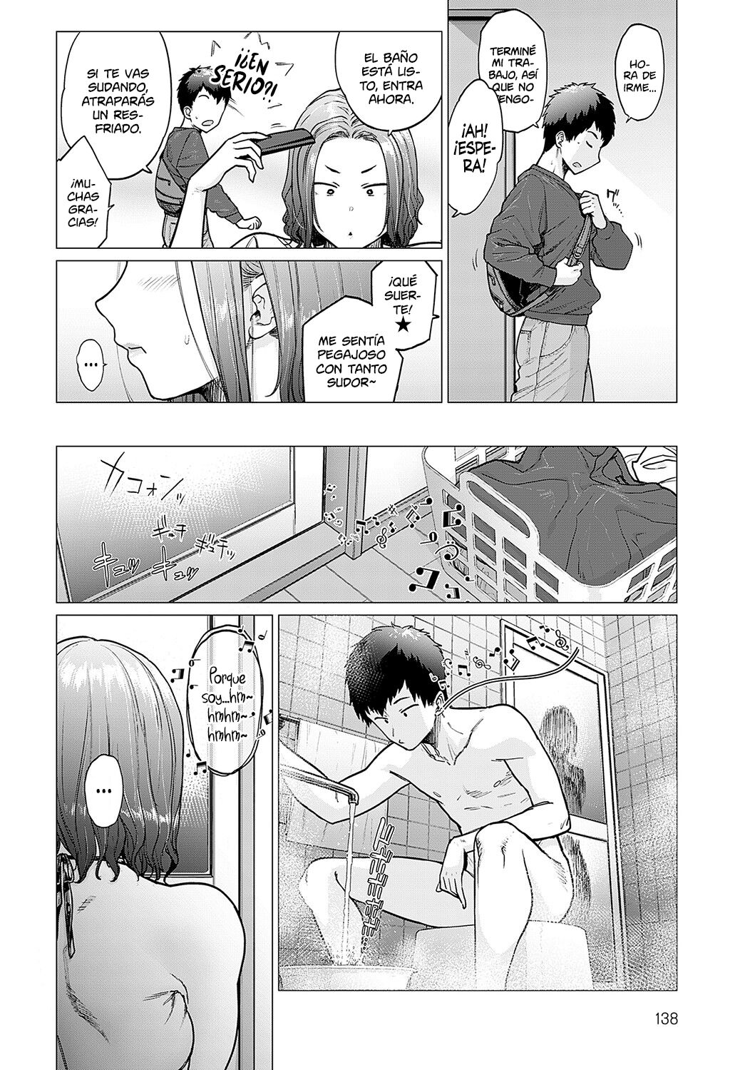 [Etuzan Jakusui] Ii Yu Waitemasu Kapo~n | Hemos Preparado un Baño Caliente y Agradable - After (COMIC Anthurium 2023-05) [Spanish] [Shirosaki Scans] [Digital] Bildnummer 2
