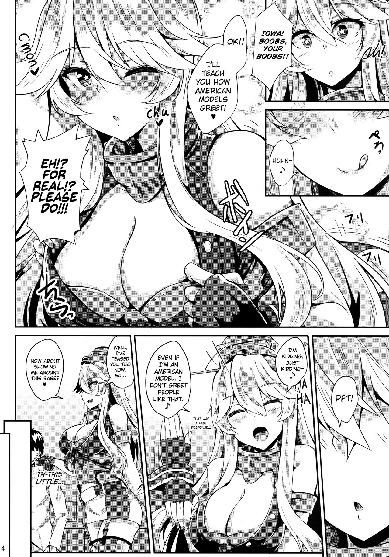 [Tiusan Kingdom (Kazamitiu)] Iowa to Mechamecha Ecchi Suru Hon | Wild Sex With Iowa (Kantai Collection -KanColle-) [English] {biribiri} 5eme image
