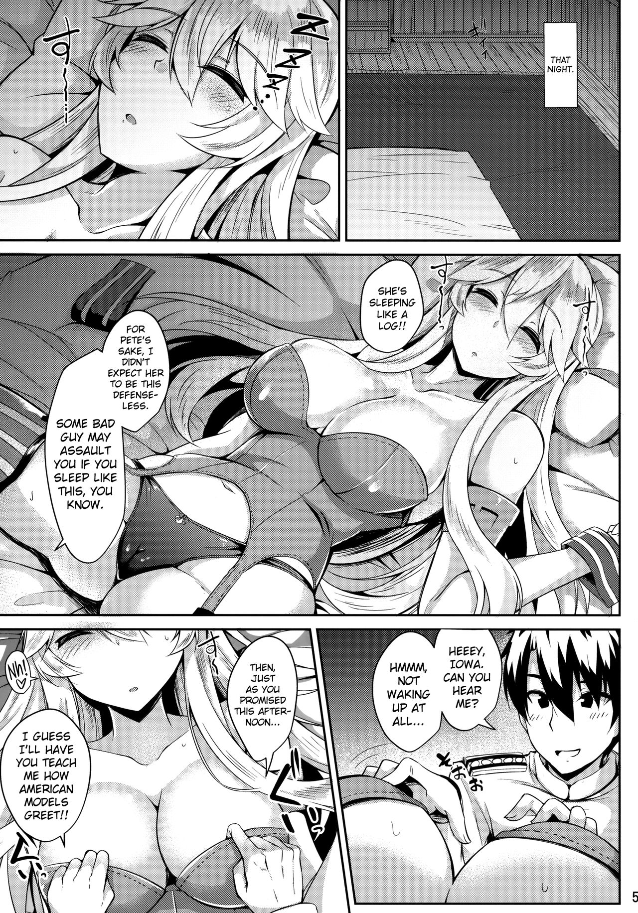 [Tiusan Kingdom (Kazamitiu)] Iowa to Mechamecha Ecchi Suru Hon | Wild Sex With Iowa (Kantai Collection -KanColle-) [English] {biribiri} 6eme image