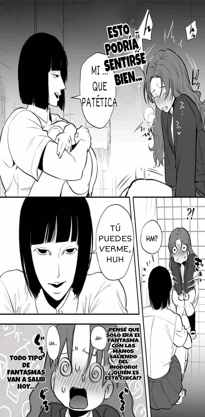 [Tosha Pink (Chimeda)] Watashi to toire to futanari Hanako-san [Spanish] [Pear or Pearl] Bildnummer 8