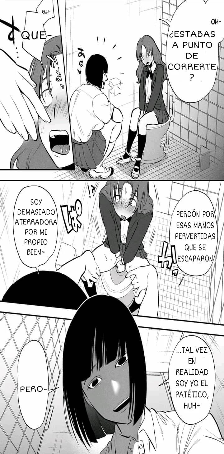 [Tosha Pink (Chimeda)] Watashi to toire to futanari Hanako-san [Spanish] [Pear or Pearl] Bildnummer 9