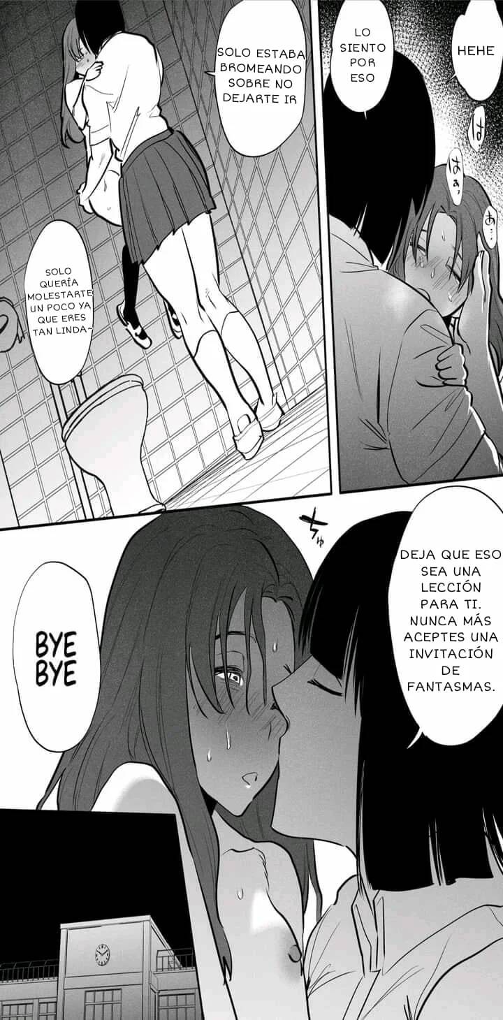 [Tosha Pink (Chimeda)] Watashi to toire to futanari Hanako-san [Spanish] [Pear or Pearl] Bildnummer 25