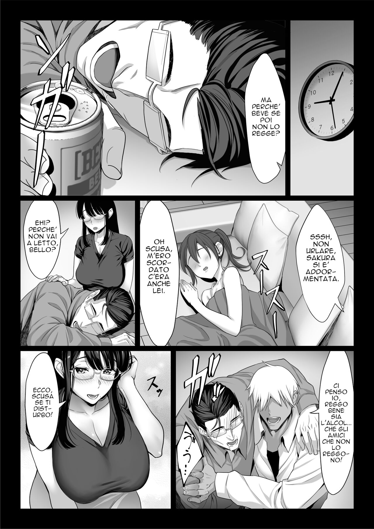 [Chinpan-bu (Chinpan)] Jimi na Hitozuma ga Toshishita Chinpo de Mazo Ochi suru Hanashi [Italian] 图片编号 2