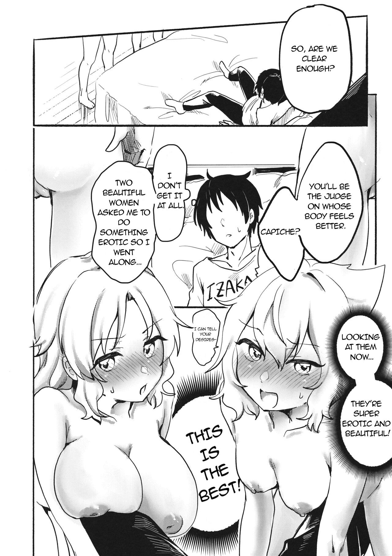 (Shuuki Reitaisai 6) [Tofu On Fire (Momo)] Miko vs Okina vs Darkrai (Touhou Project) [English] image number 5