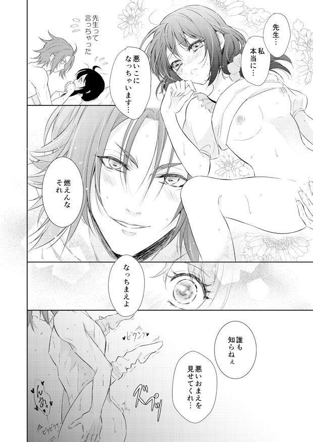 [Kiss Log)] Sakuranokinoshitade ~ SSL bāshon ~(Hakuouki) [Sample] 画像番号 6