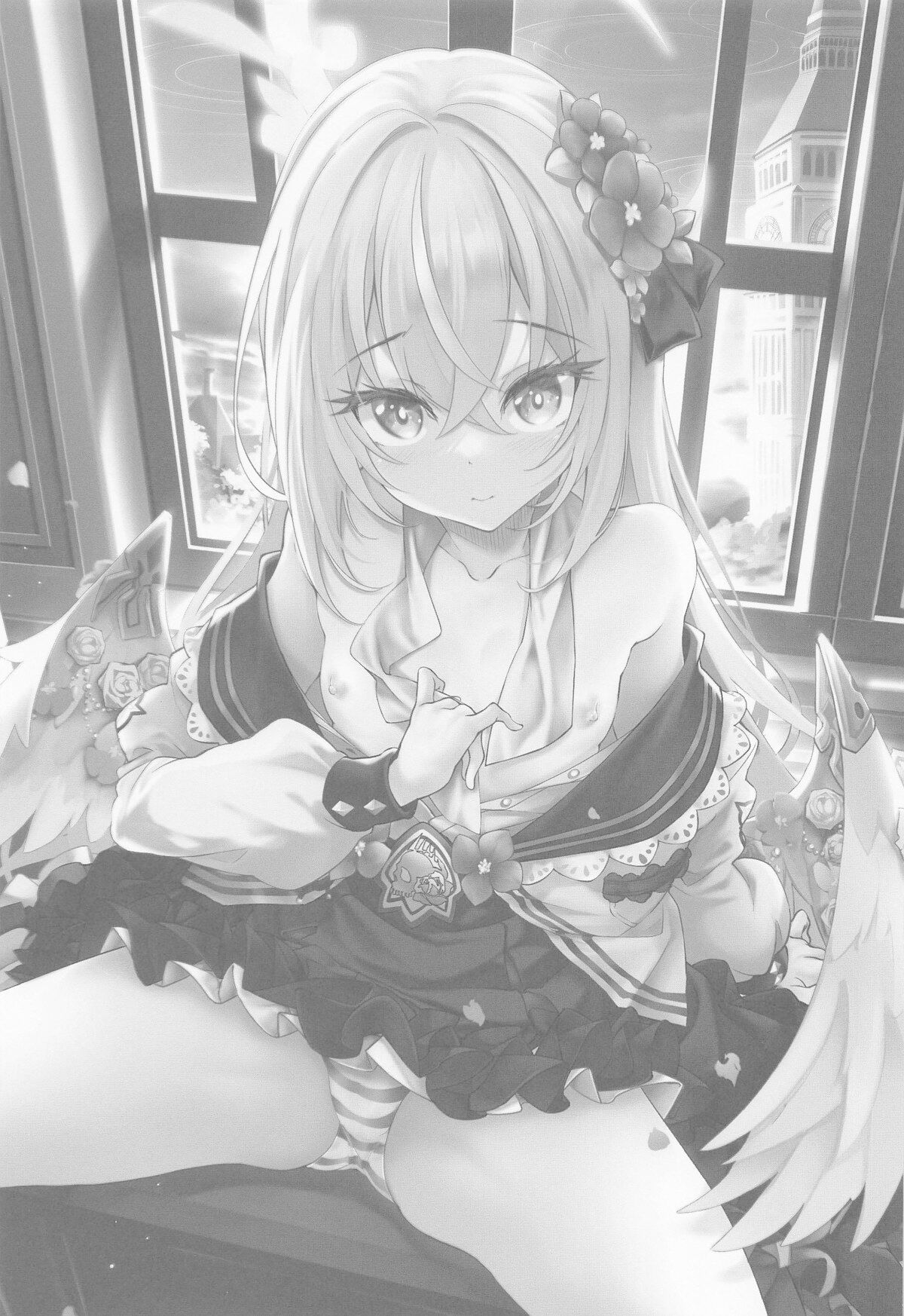 (COMIC1☆22) [Part K (Hitsujibane Shinobu)] Azusa to Hoshuu Jugyou (Blue Archive)[中国翻訳] изображение № 2