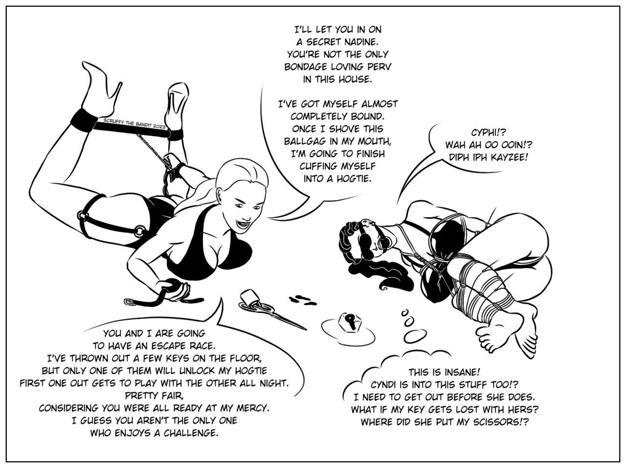 [ScruffyTheBandit] Perfect Self-Bondage PT1-4 изображение № 3