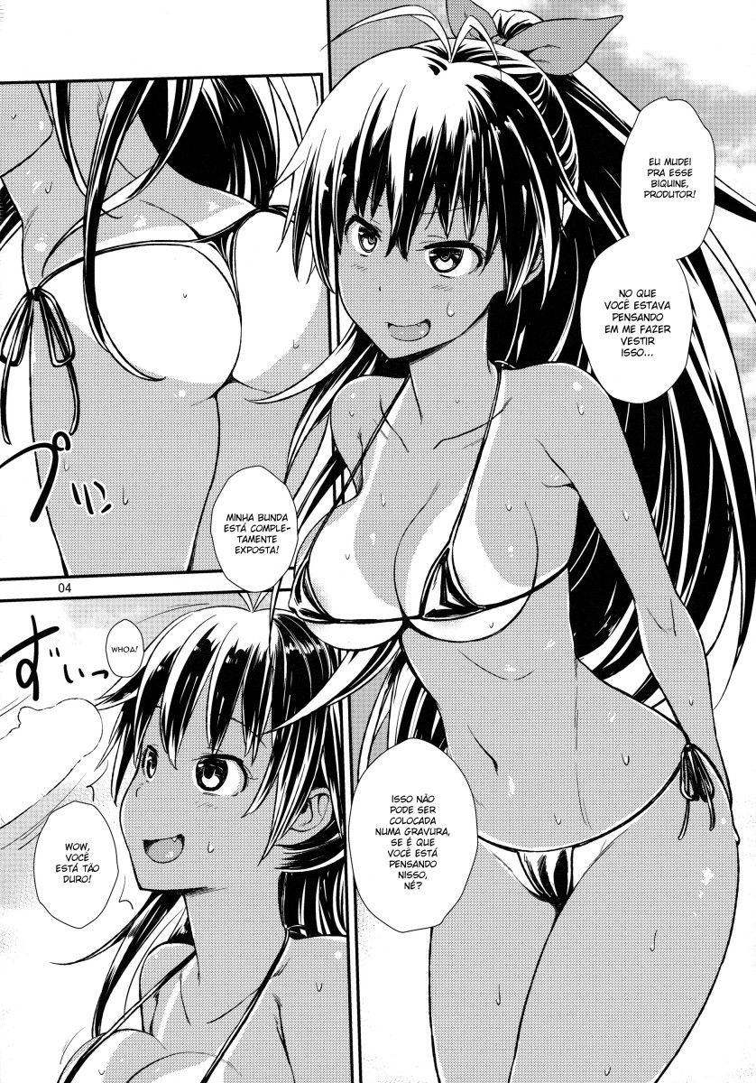 (C92) [Gasayabu (Fuyube Rion)] Micro Hibiki (THE IDOLM@STER) [Portuguese-BR] 3eme image