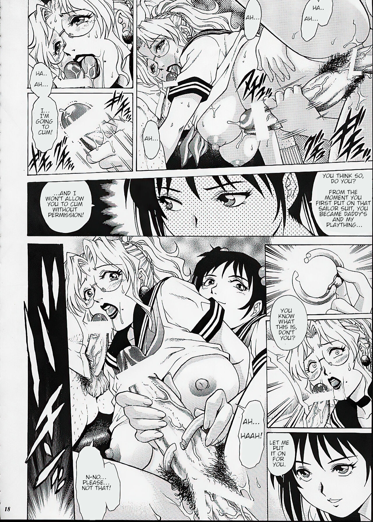 (C62) [GuruGuru Honpo (Yanagawa Rio)] Onna Kyoushi Futanari Sailor Fuku | Futanari Female Teacher in a Sailor Uniform   [English] image number 14