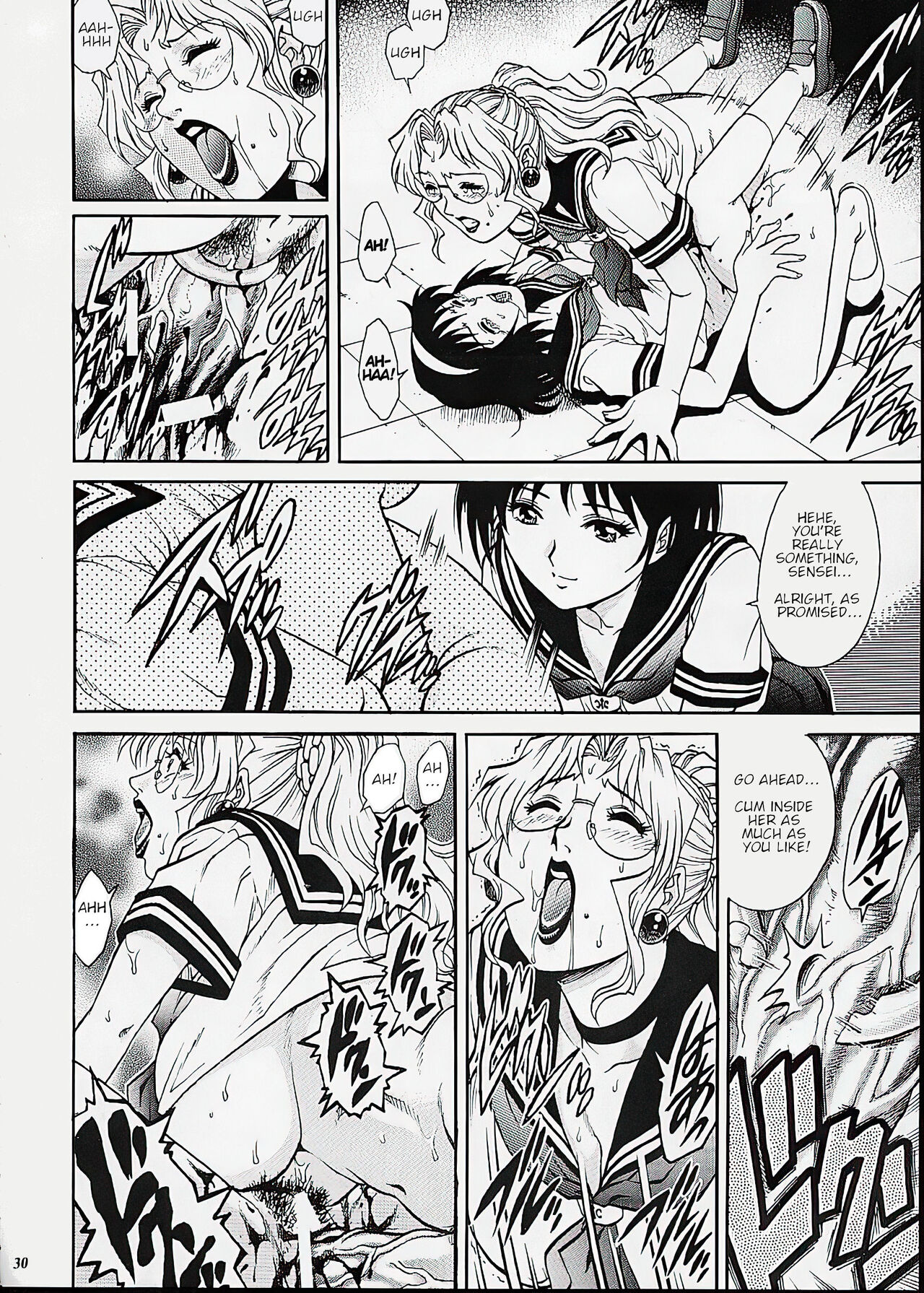 (C62) [GuruGuru Honpo (Yanagawa Rio)] Onna Kyoushi Futanari Sailor Fuku | Futanari Female Teacher in a Sailor Uniform   [English] image number 26