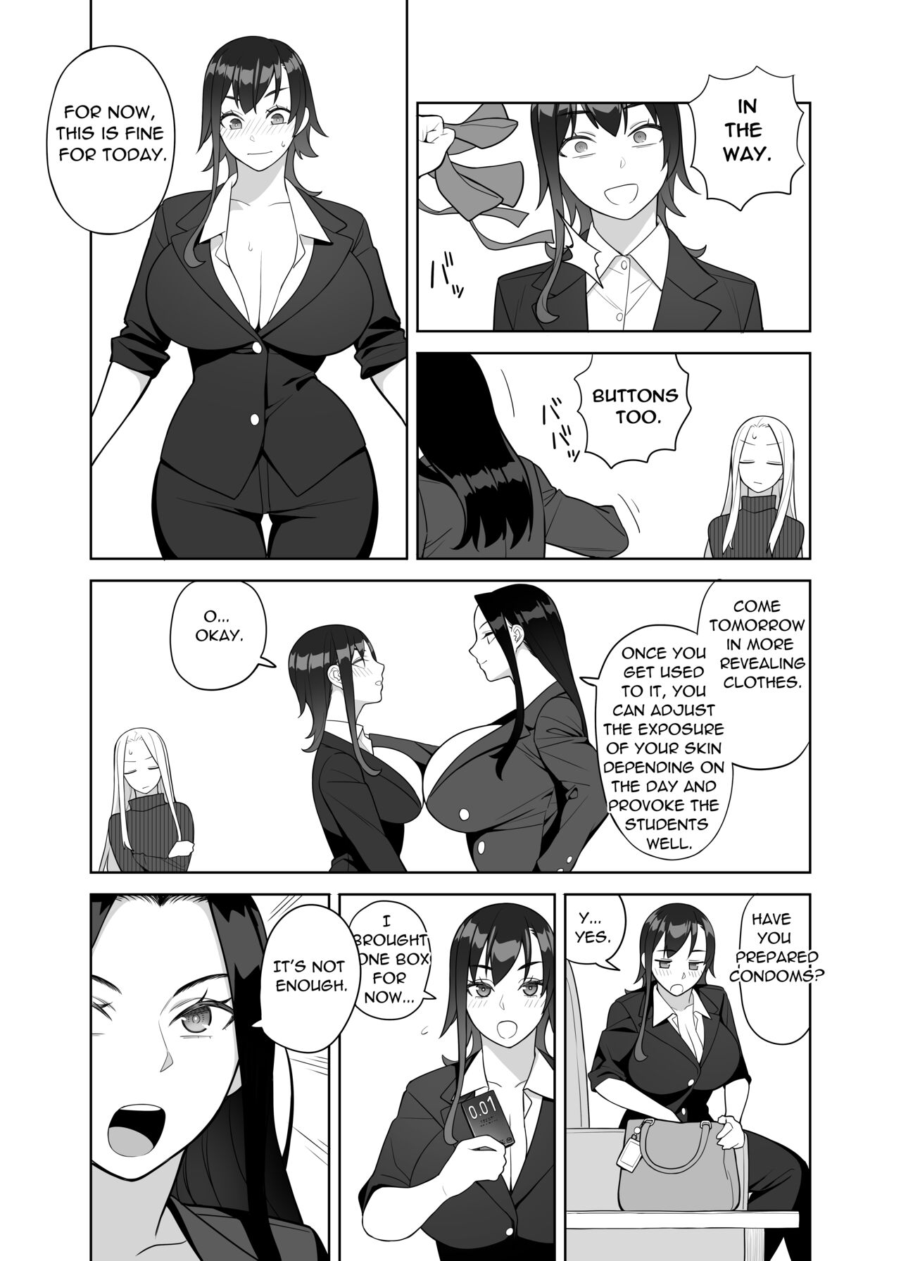 [Hidarikiki] Bakunyuu Teacher | Monster Boobs Teacher {English} image number 7