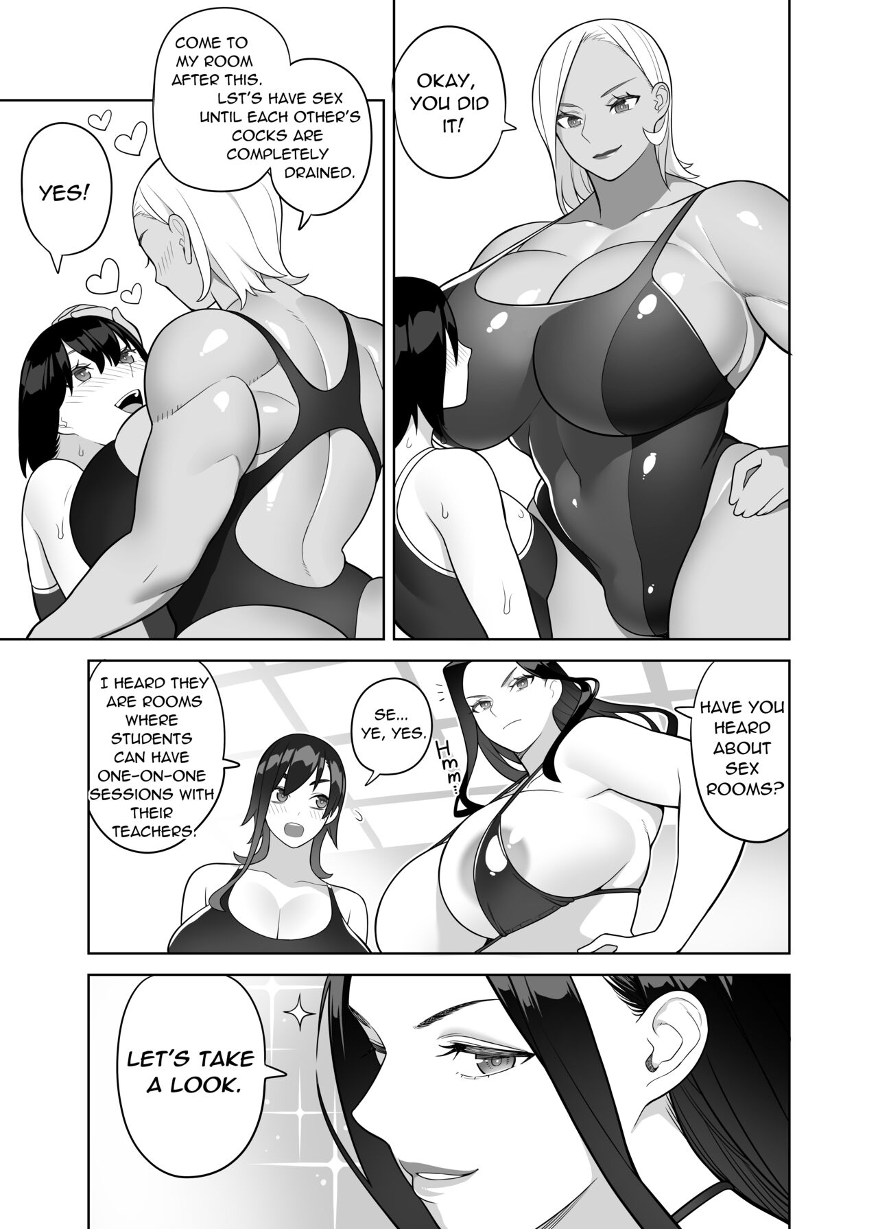[Hidarikiki] Bakunyuu Teacher | Monster Boobs Teacher {English} image number 14