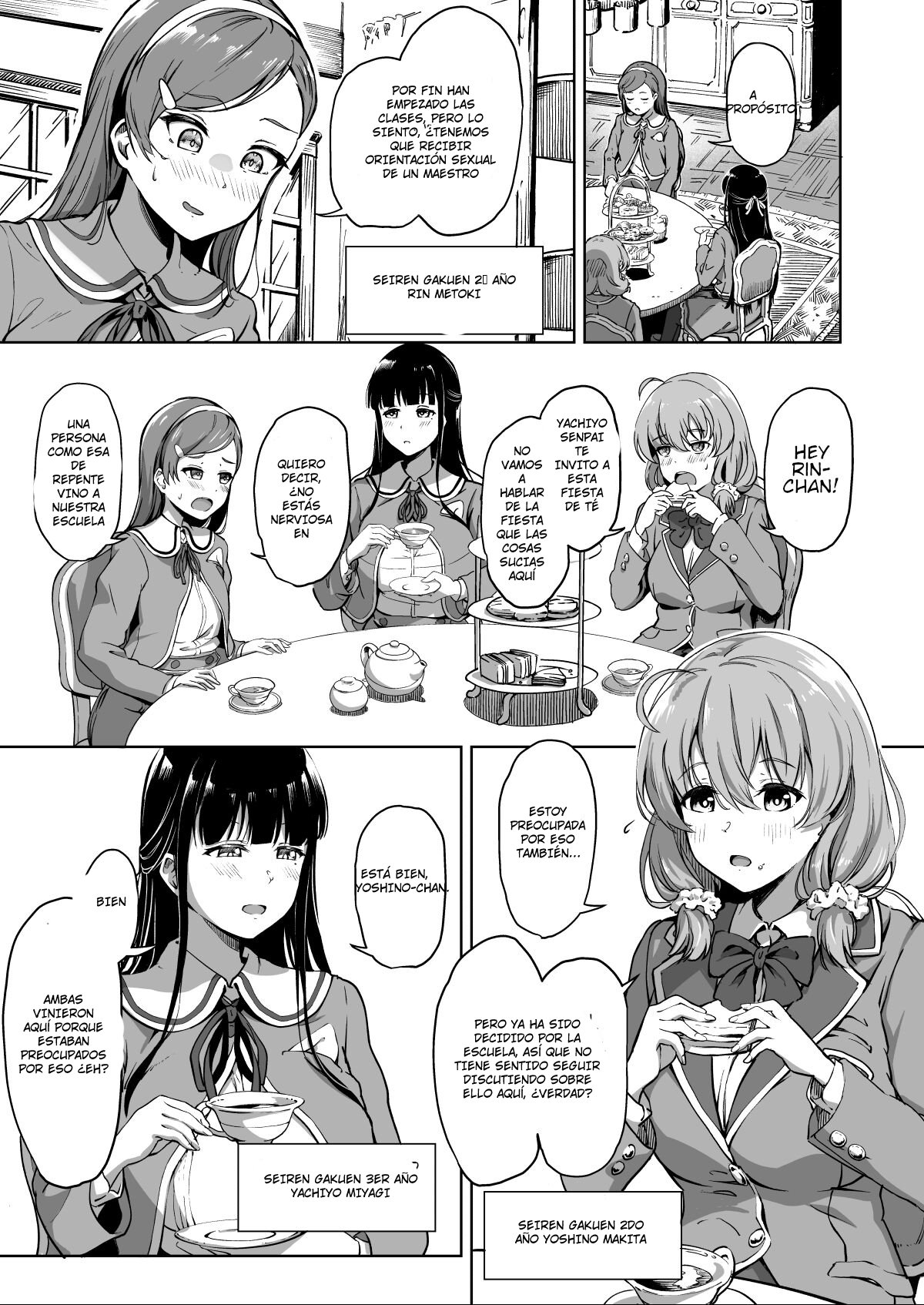 [Panda Ekisu] Tanetsuke Jiyuu Gakuen 2 [Spanish] Bildnummer 2