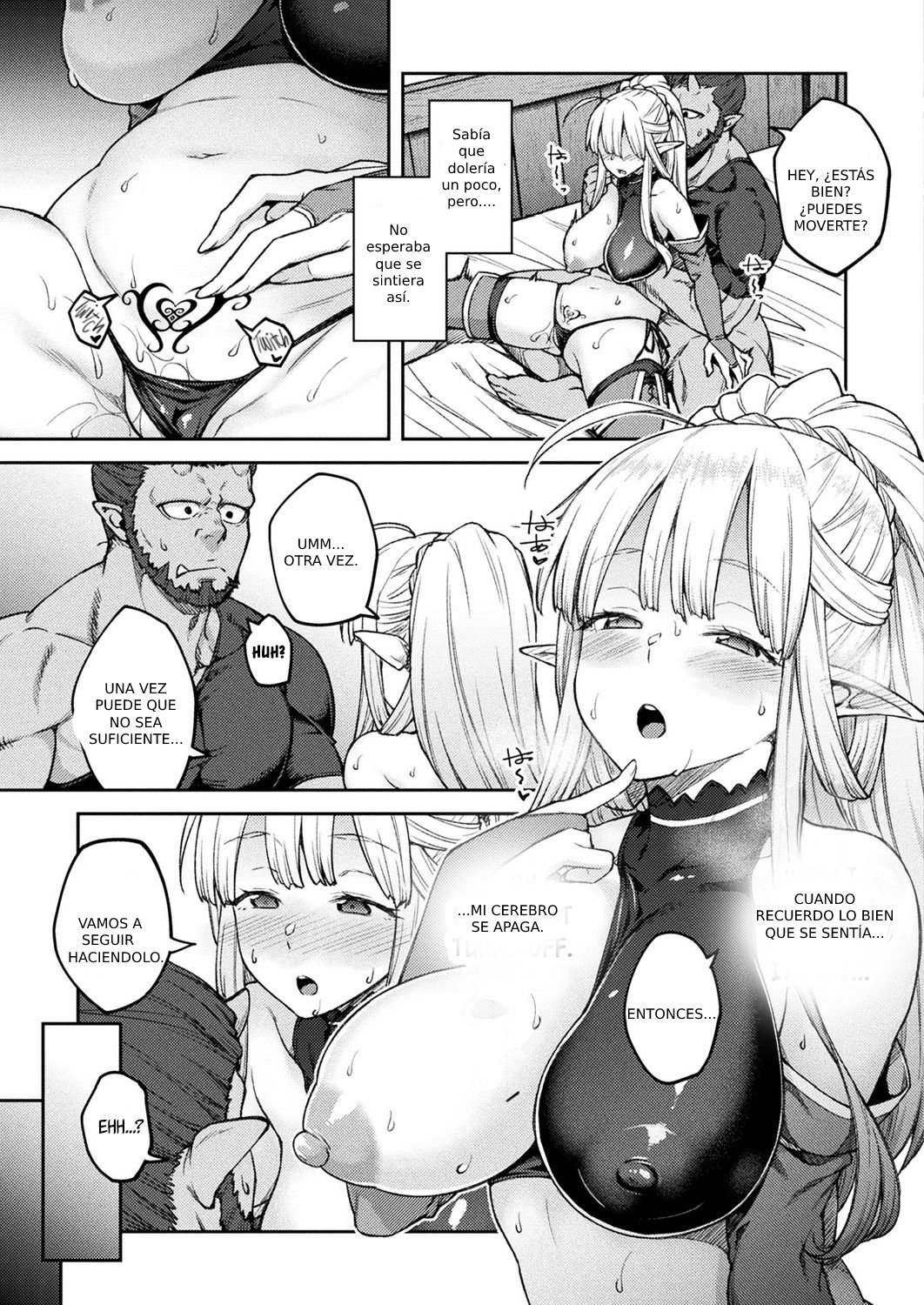 [Hiroya] Himono Elf, Kozukuri o Suru. (COMIC Unreal 2019-04 Vol. 78) [Spanish] [Digital] numero di immagine  15