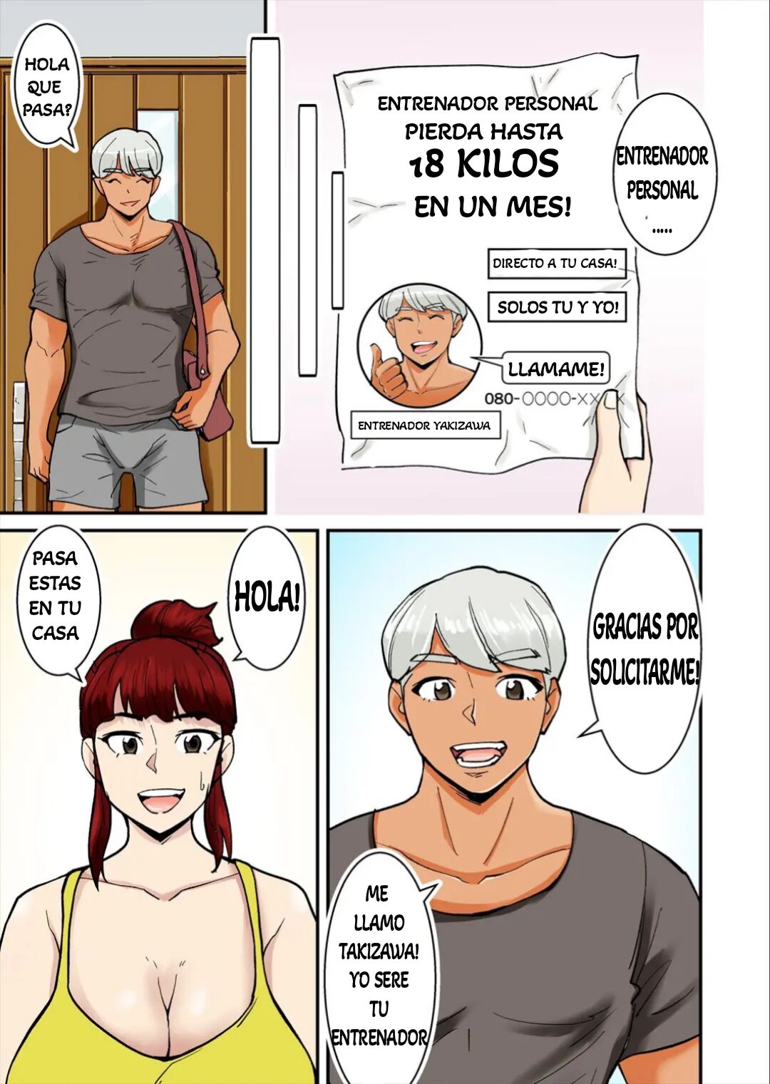 [Nobishiro,Nobi, Nobishiro] Mama Wa DQN Ni Mawasareru [spanish] [Oppai Llover] image number 4