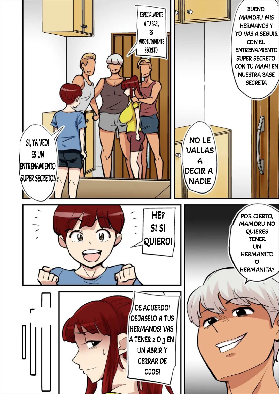 [Nobishiro,Nobi, Nobishiro] Mama Wa DQN Ni Mawasareru [spanish] [Oppai Llover] image number 23