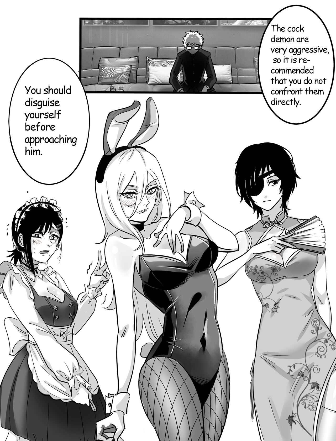 [TITLOVER] Kouantaima Tokui 4-ka VS Cock no Akuma! (Chainsaw Man) [English] 이미지 번호 3