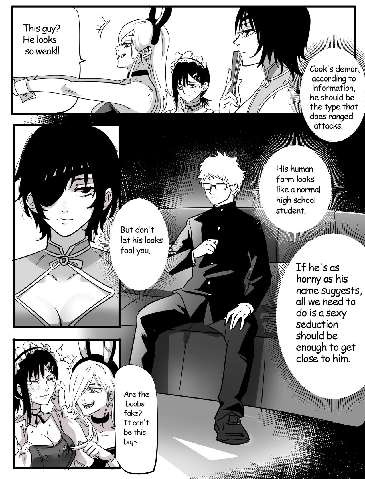 [TITLOVER] Kouantaima Tokui 4-ka VS Cock no Akuma! (Chainsaw Man) [English] 이미지 번호 4