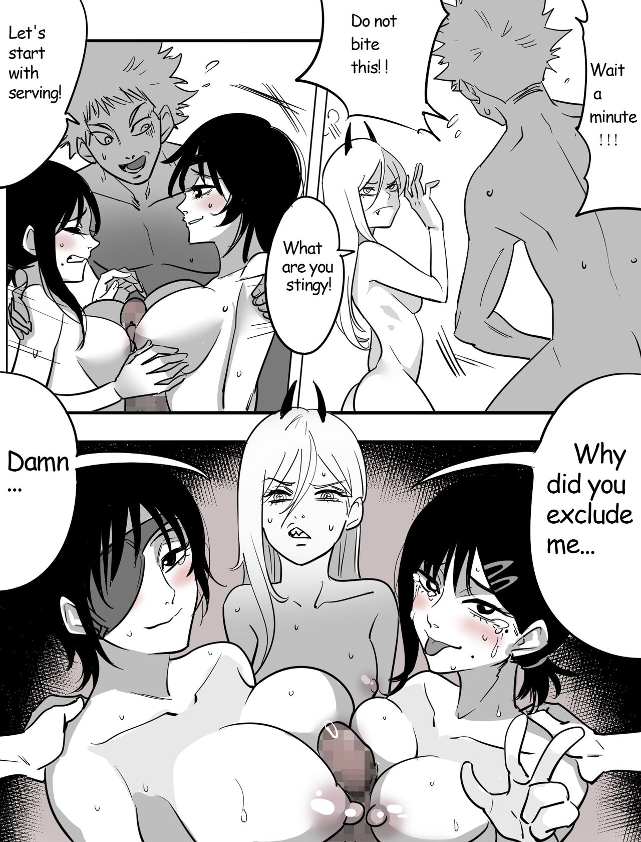 [TITLOVER] Kouantaima Tokui 4-ka VS Cock no Akuma! (Chainsaw Man) [English] 이미지 번호 19