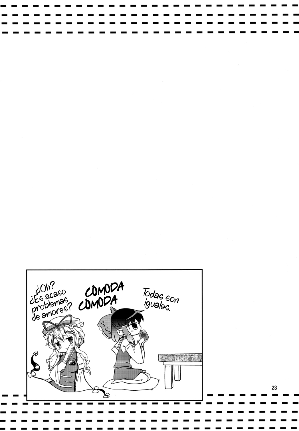 [Sanzoku no Uta (Takara Akihito)] Itsumono | Lo Mismo de Siempre (Touhou Project) [Spanish] [Rakuen Translations] [Digital] Bildnummer 22