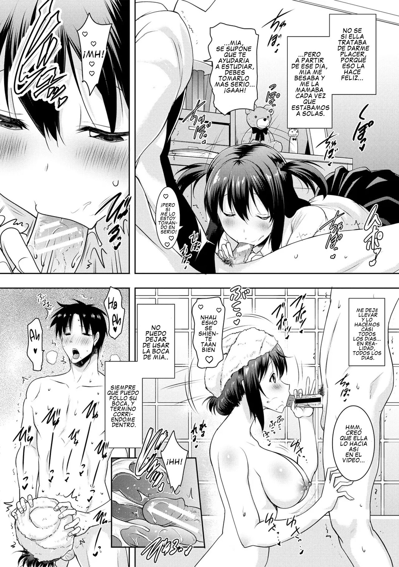 I Can't Live Without My Little Sister's Tongue Chapter 01-02 + Secret Baby-making Sex with a Big-titted Mother and Daughter! (Kyonyuu Oyako no Shita to Shikyuu ni Renzoku Shasei)  [Spanish] Bildnummer 22