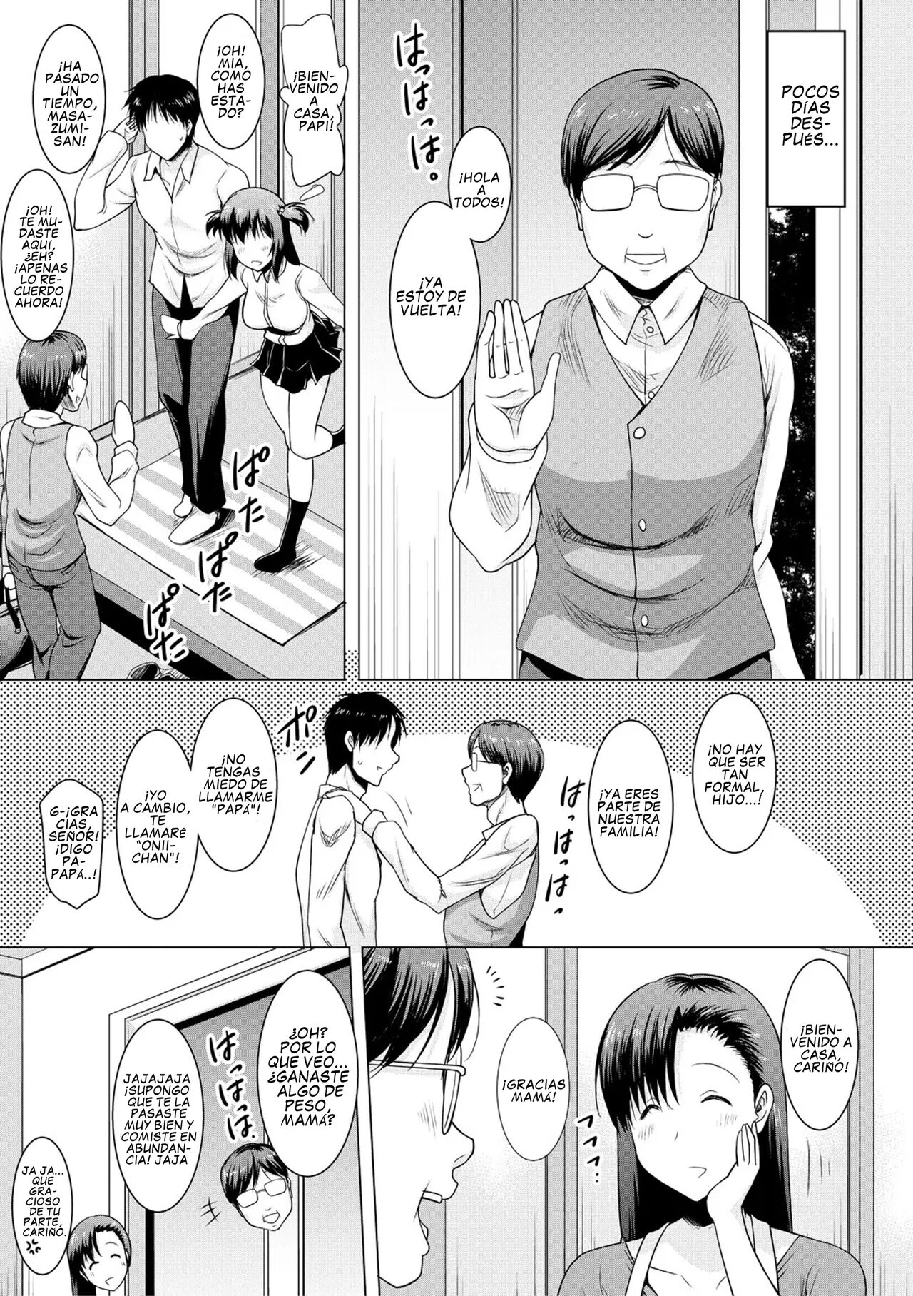 I Can't Live Without My Little Sister's Tongue Chapter 01-02 + Secret Baby-making Sex with a Big-titted Mother and Daughter! (Kyonyuu Oyako no Shita to Shikyuu ni Renzoku Shasei)  [Spanish] Bildnummer 76