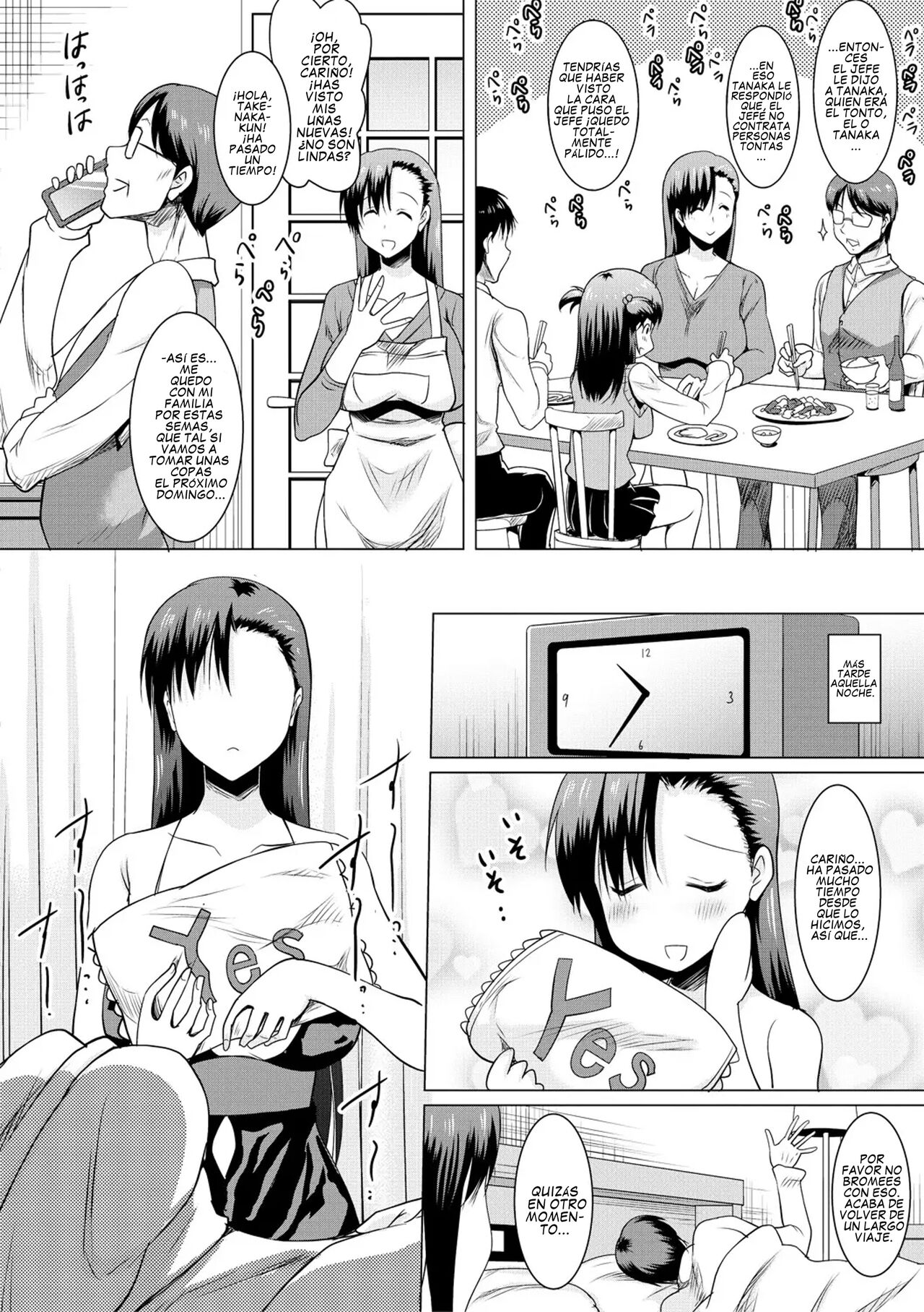 I Can't Live Without My Little Sister's Tongue Chapter 01-02 + Secret Baby-making Sex with a Big-titted Mother and Daughter! (Kyonyuu Oyako no Shita to Shikyuu ni Renzoku Shasei)  [Spanish] Bildnummer 77
