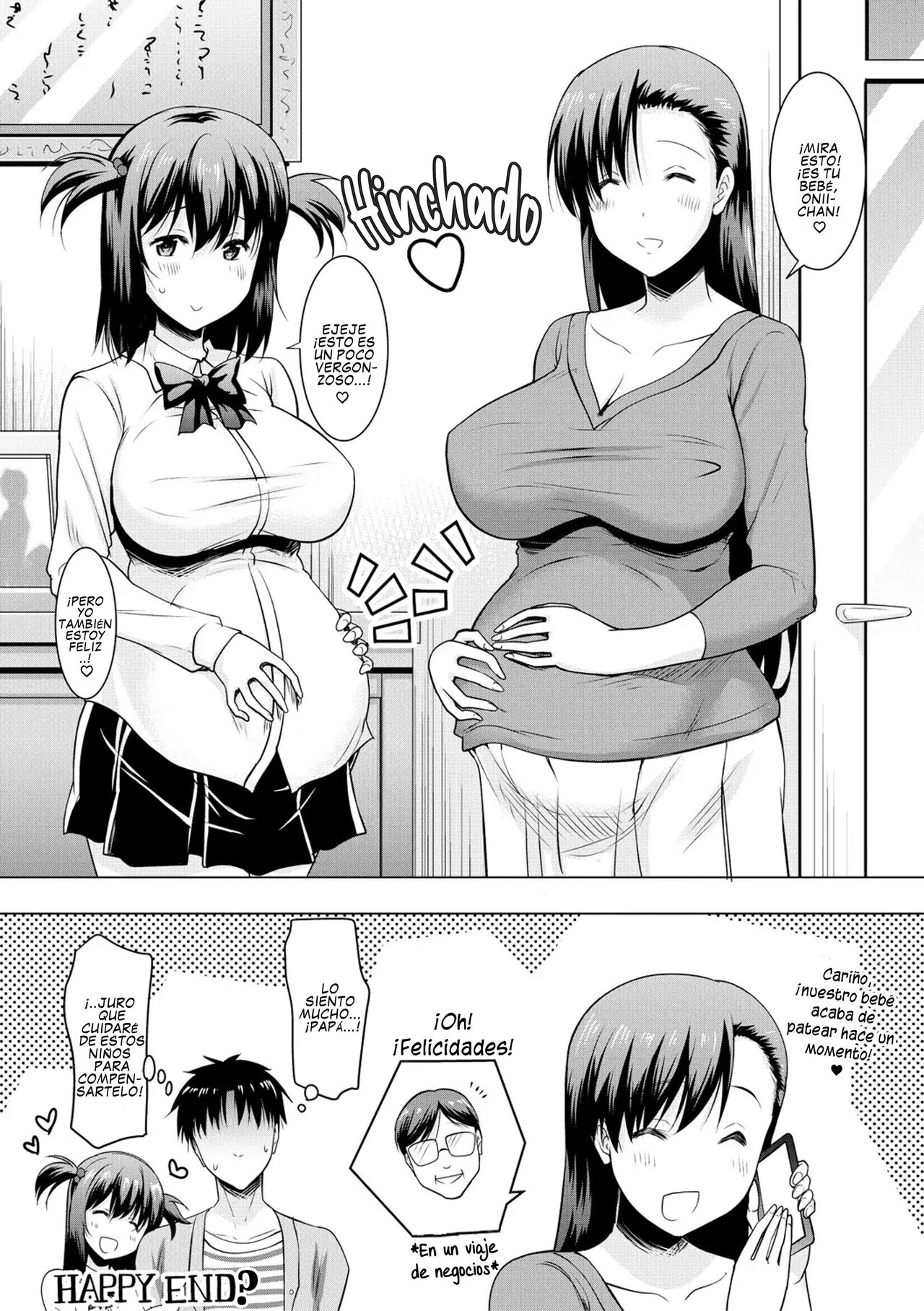 I Can't Live Without My Little Sister's Tongue Chapter 01-02 + Secret Baby-making Sex with a Big-titted Mother and Daughter! (Kyonyuu Oyako no Shita to Shikyuu ni Renzoku Shasei)  [Spanish] Bildnummer 101