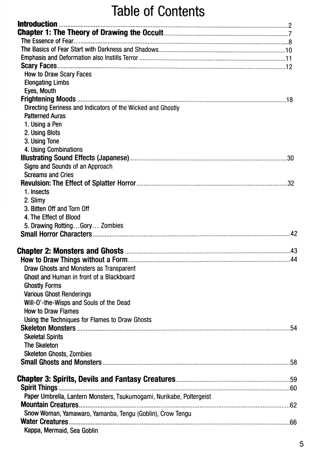 How to Draw Manga Vol. 24, Occult & Horror by Hikaru Hayashi Bildnummer 9