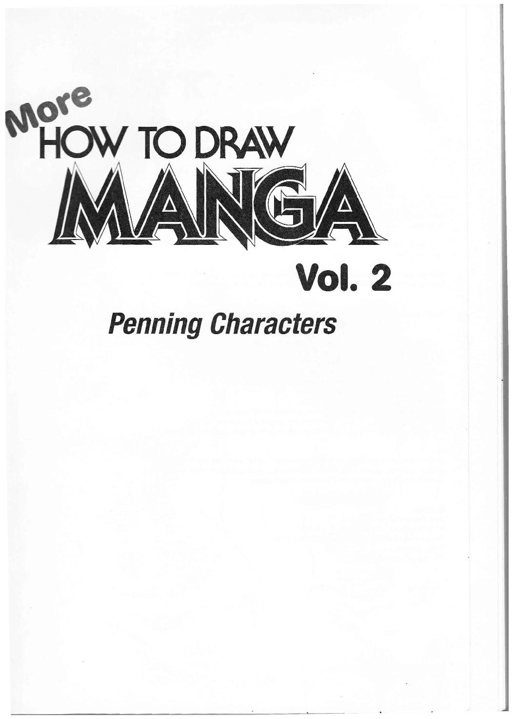 More How to Draw Manga Vol. 2 - Penning Characters numero di immagine  3