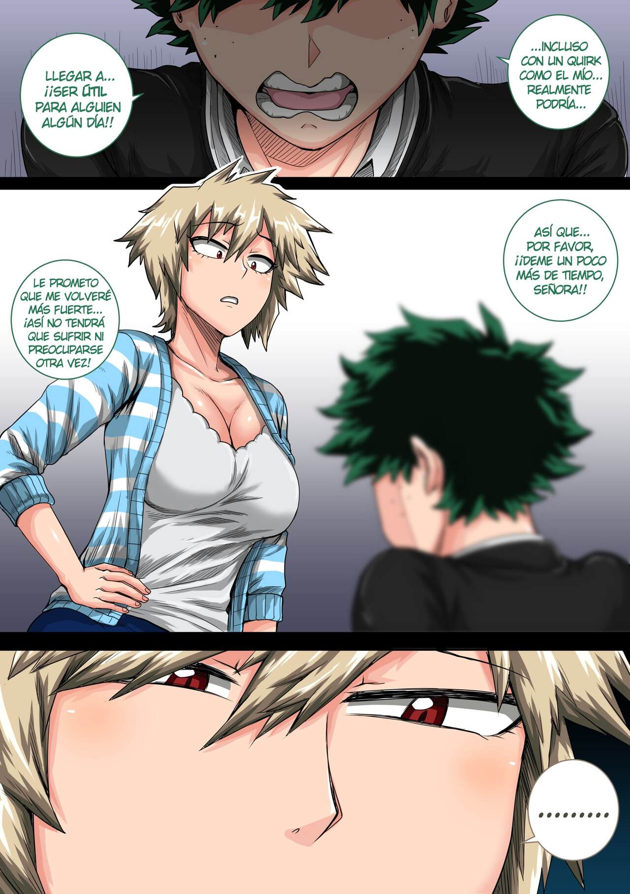 [Juicebox Koujou (Juna Juna Juice)] Boku no Harem Academia Ch. 8 "Bakugou Mama to no Natsuyasumi Kouhen Jou" (Boku no Hero Academia) [Spanish] [NTINFS] Bildnummer 5