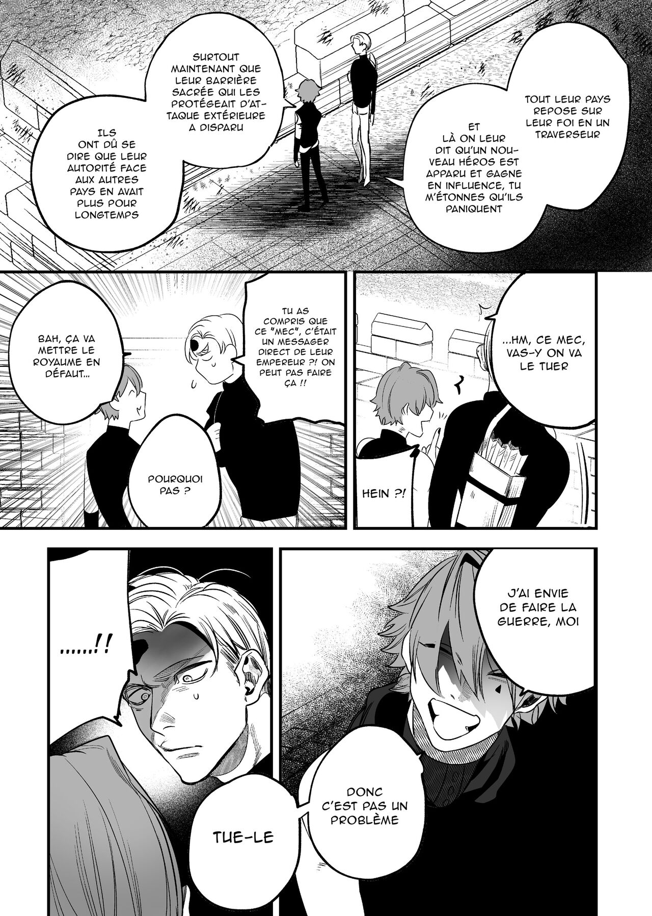 [Sakiccyo dake!(Horita ahan)] Isekai Trip Saki de Tasuketekureta noha, Hitogoroshi no Syounenn deshita. 2 | Le jeune garçon qui m'a sauvée quand j'ai trébuché dans un autre monde était un meurtrier. 2 [French] 图片编号 51