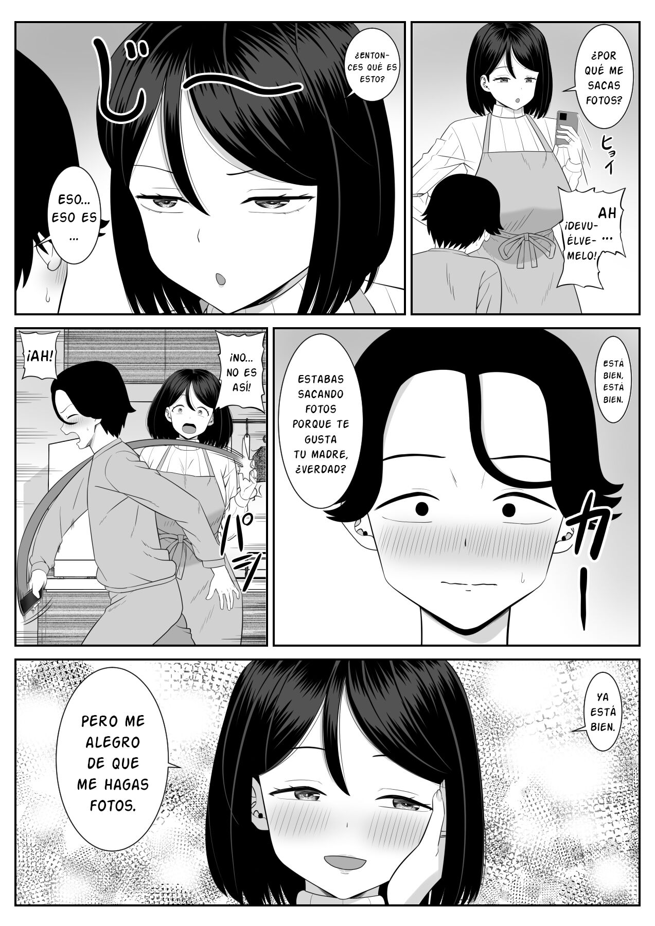 [Aramaa] Shishunki Musuko wa Okaa-san ni Yokujou suru [Spanish] [Ayanokoji el pelao] 图片编号 6