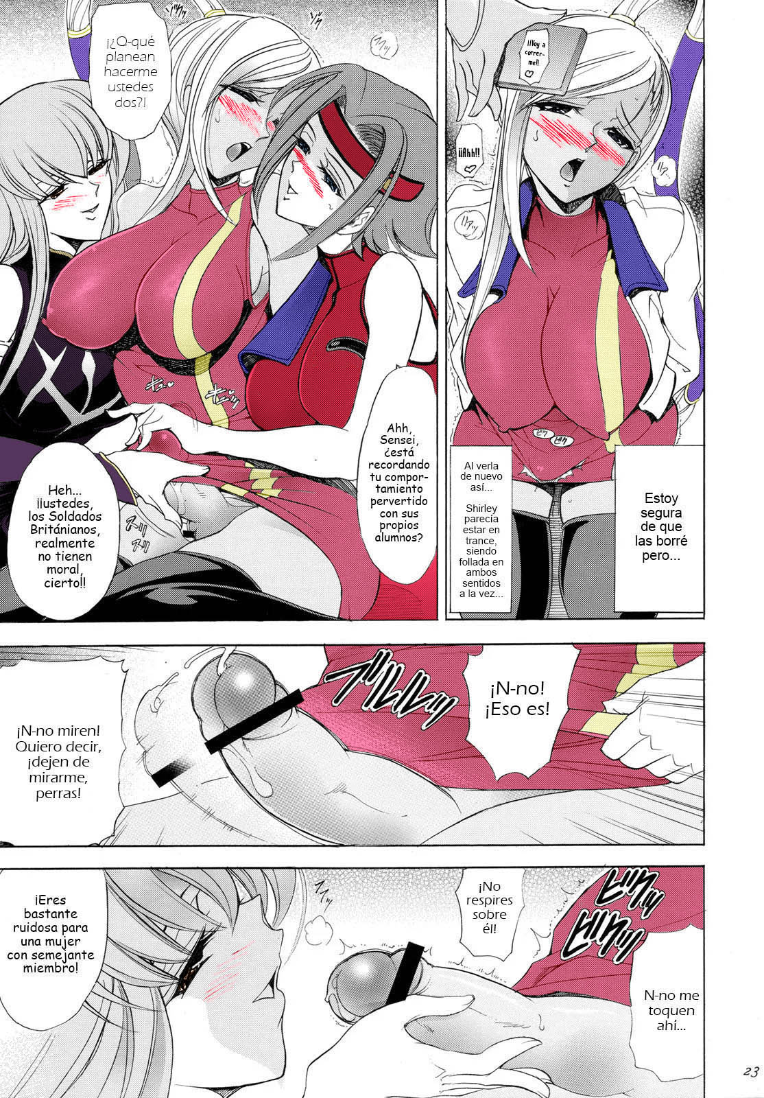 (C74) [Kawaraya Honpo (Kawaraya A-ta)] Hana - Maki no Juuroku - Karen (Code Geass: Lelouch of the Rebellion) [Spanish] [Renasentista_313] image number 22