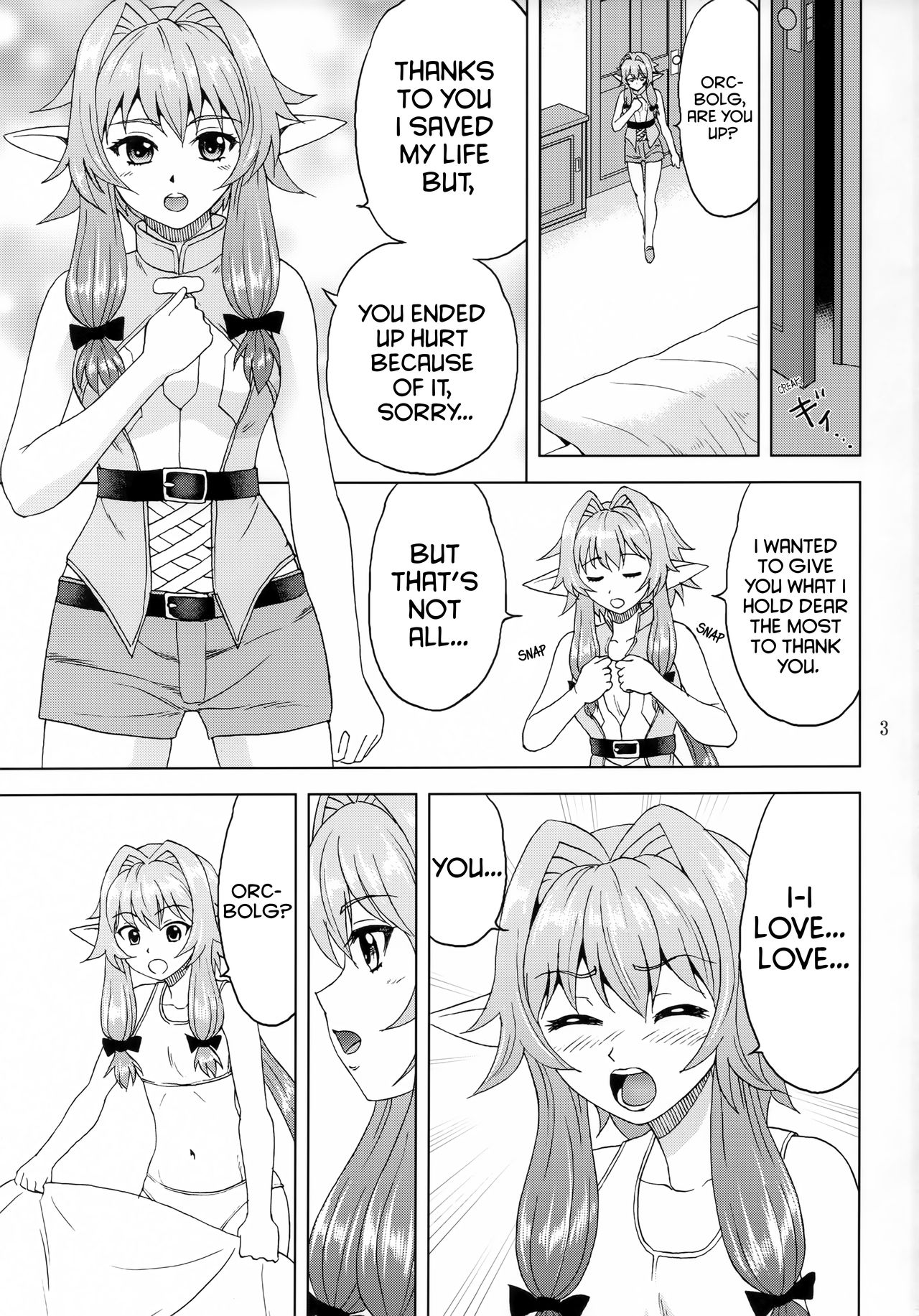 (COMIC1☆15) [YASRIN-DO (Yasu Rintarou)] Ko Onigoroshi wo Iyashitai! (Goblin Slayer) [English][Kyuukei] 이미지 번호 2