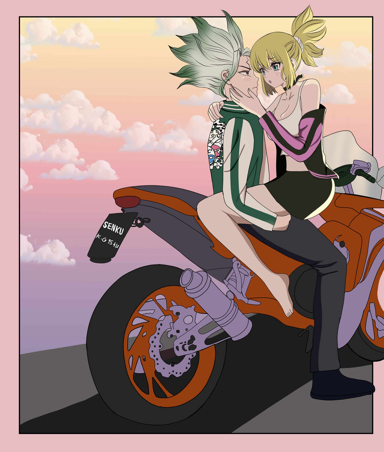 [ Hiyori chan)]Senku and kohaku I love you(dr stone ) 2eme image